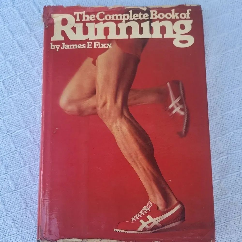 The Complete Book of Running by James F. Fixx - Red Cover 1977